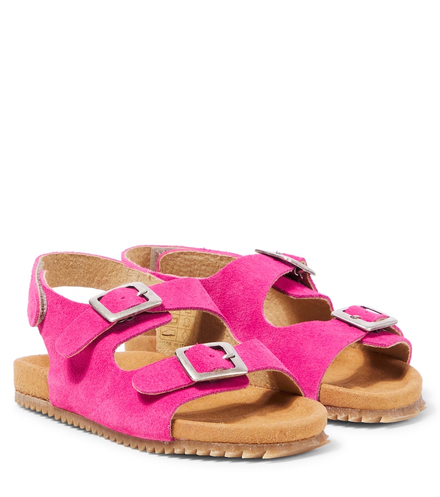 Pèpè Scamosciato Suede Sandals In Pink