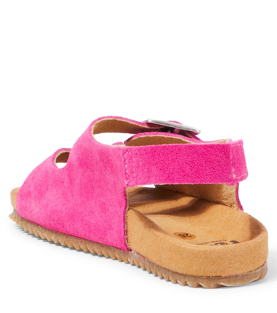 Pèpè Scamosciato Suede Sandals In Pink