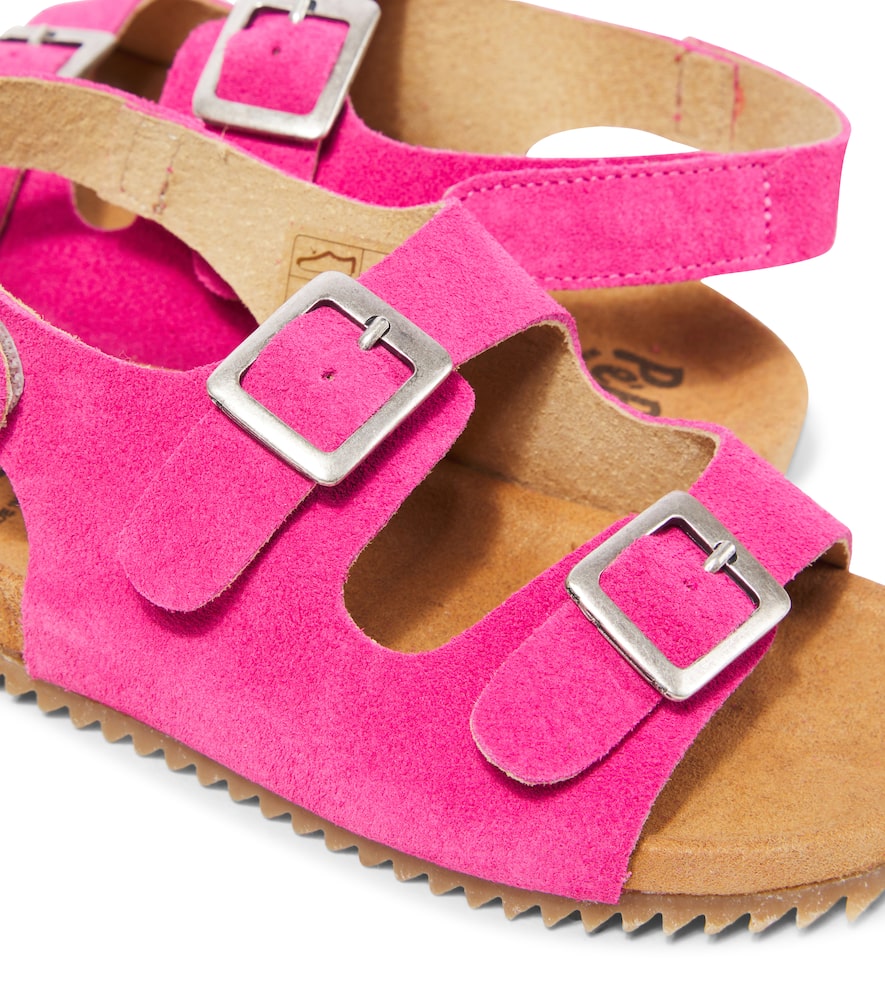 Pèpè Scamosciato Suede Sandals In Pink