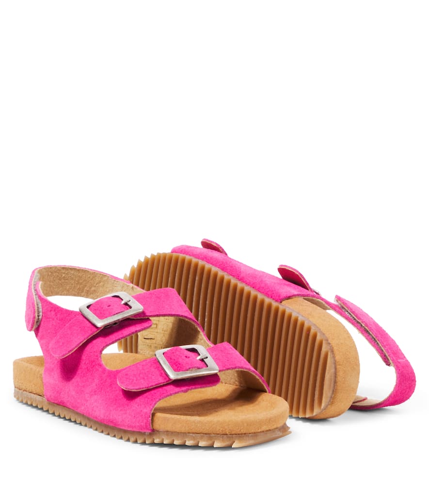 Pèpè Scamosciato Suede Sandals In Pink