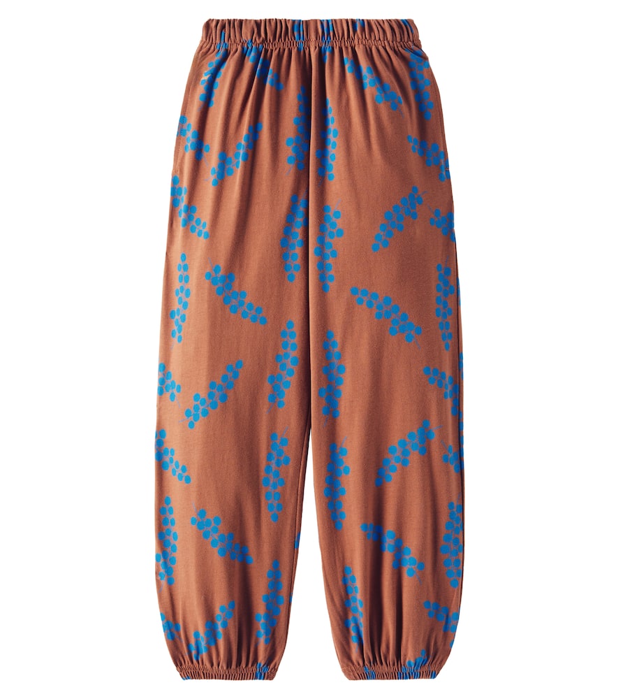 Jellymallow Berry Cotton Sweatpants In Brown