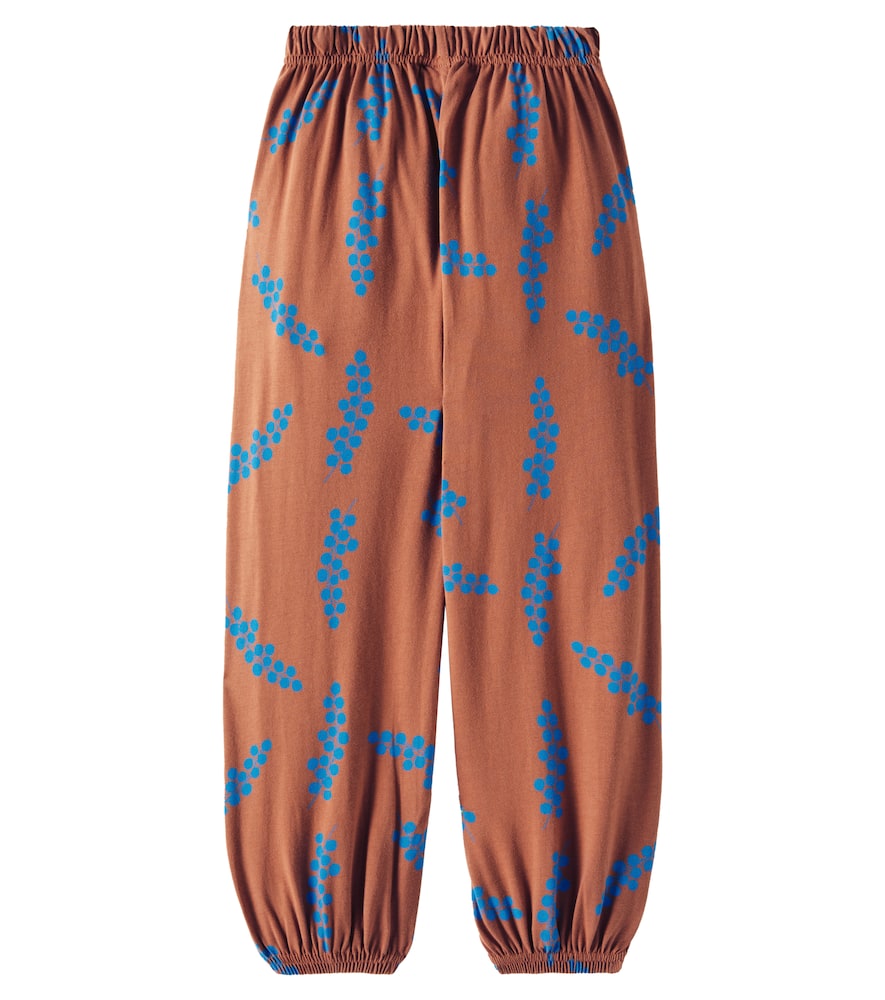 Jellymallow Berry Cotton Sweatpants In Brown