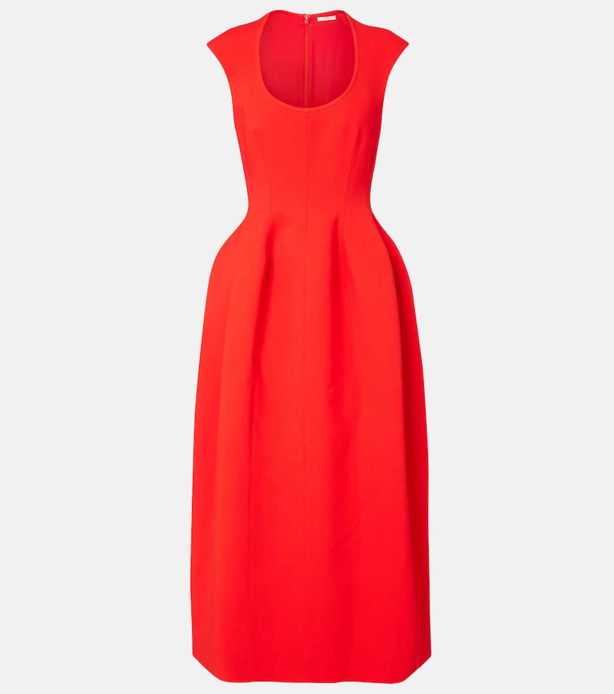Fforme Midi Dress In Red