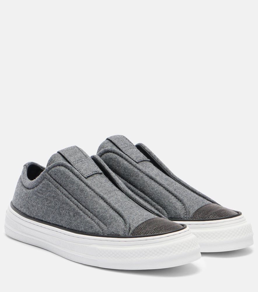 Low-top slip-on sneakers