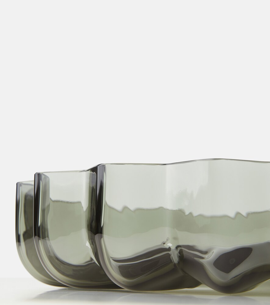  Zaha Hadid Design Zaha Hadid Design Pulse Glass Platter 