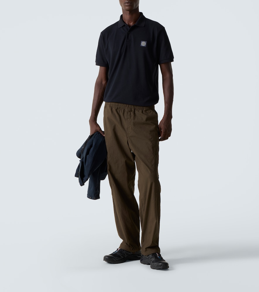 Compass Cotton Piqué Polo Shirt