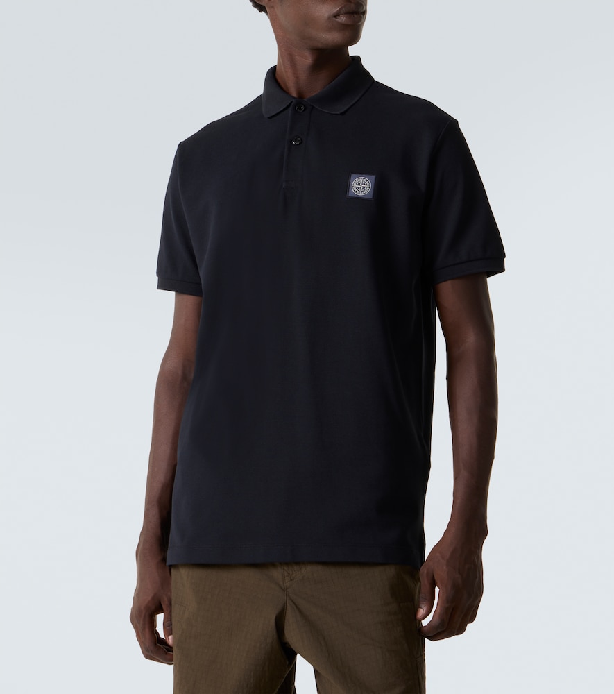 Compass Cotton Piqué Polo Shirt