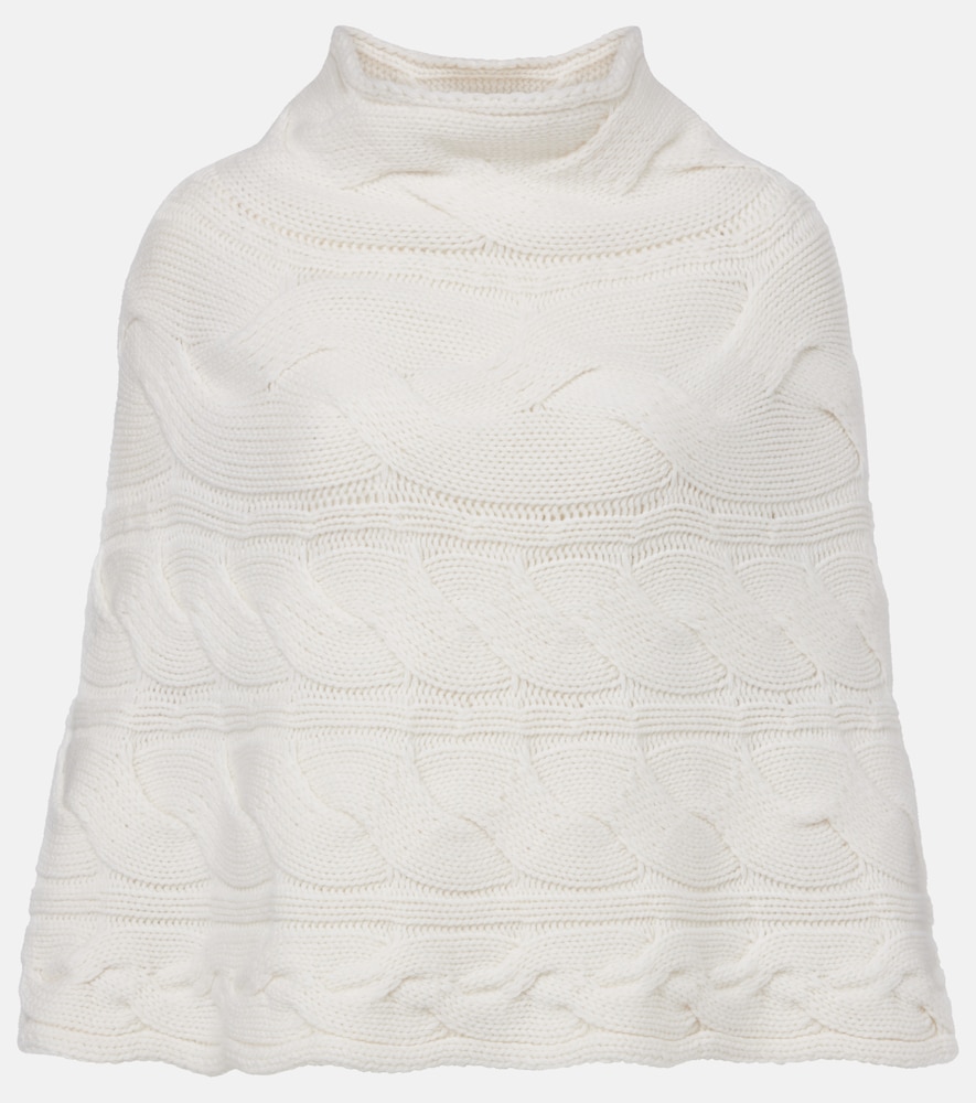 Lisa Yang Evanna cable-knit cashmere cape