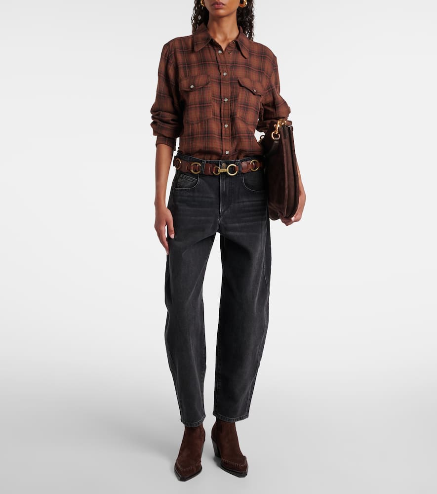 Jimmy Choo Cece 60 Suede Cowboy Boots In Brown