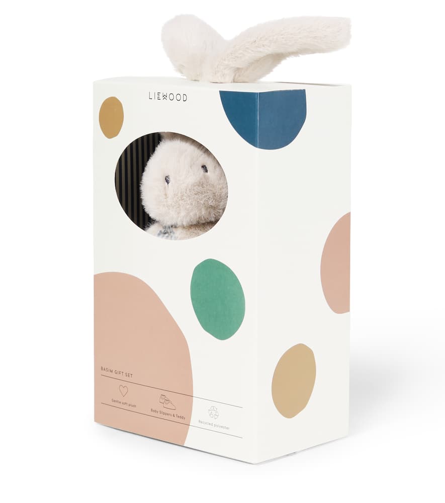 Liewood Baby Basim Gift Set In Neutral
