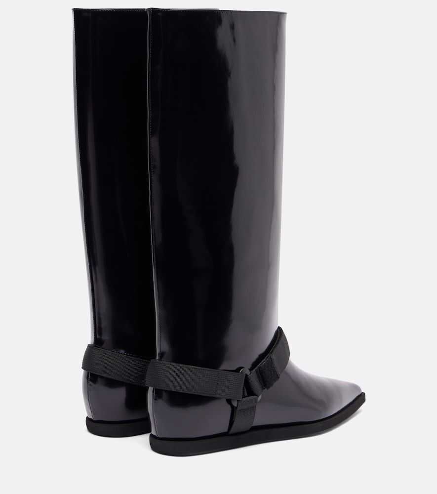 Leather Knee-High Boots