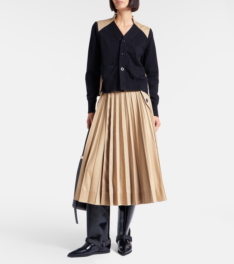  Sacai Sacai Leather Knee-high Boots 
