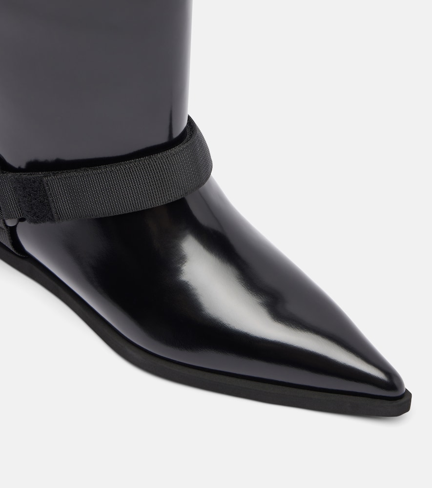  Sacai Sacai Leather Knee-high Boots 