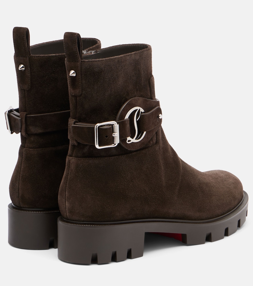  Christian Louboutin Christian Louboutin Dianouchette Suede Ankle Boots 