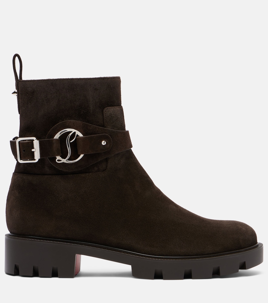  Christian Louboutin Christian Louboutin Dianouchette Suede Ankle Boots 