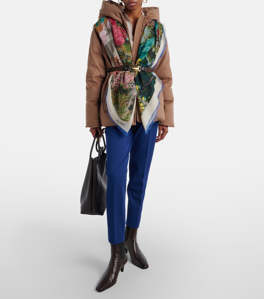 Max Mara Pegno jersey cropped slim pants