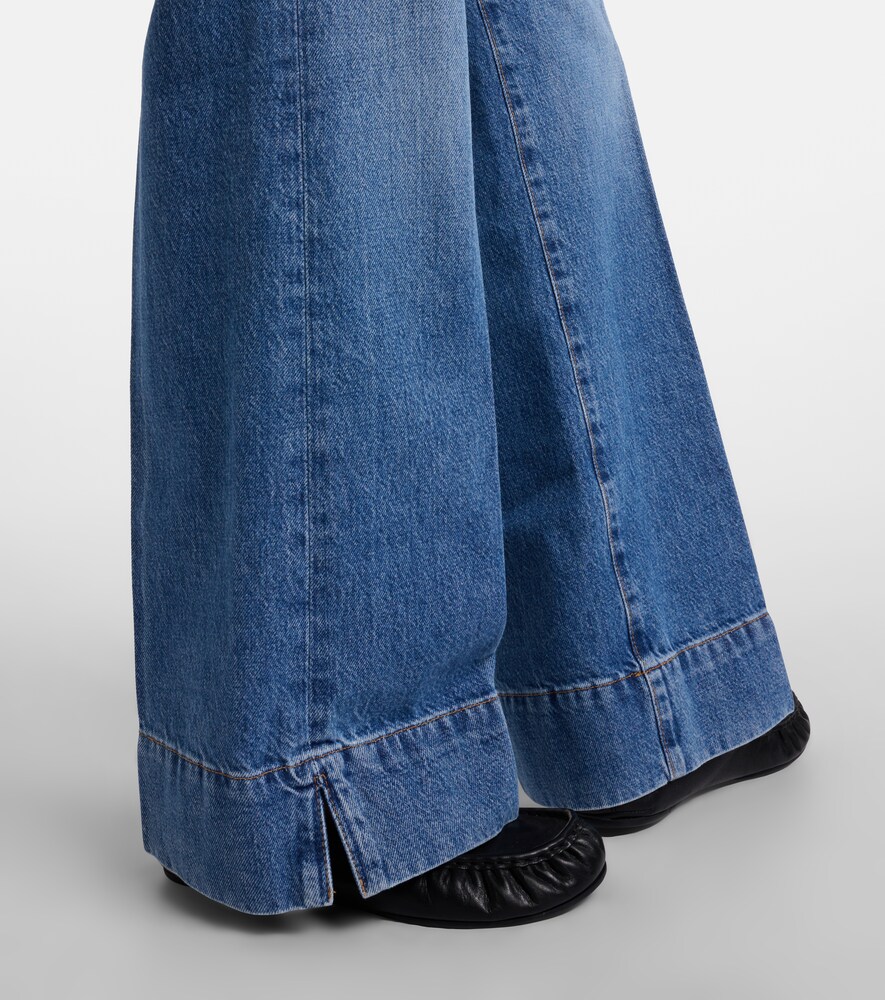 Slice High-Rise Wide- Leg