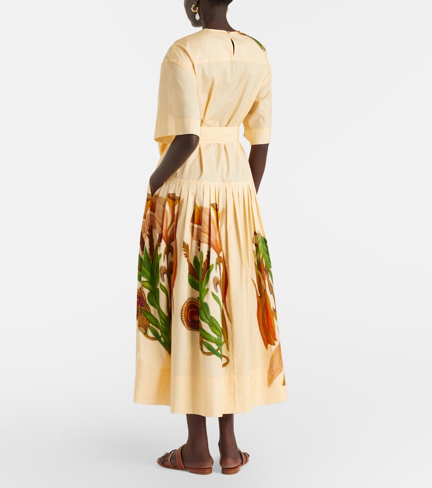  Ulla Johnson Ulla Johnson Bedrucktes Midikleid Aniline Aus Baumwolle 