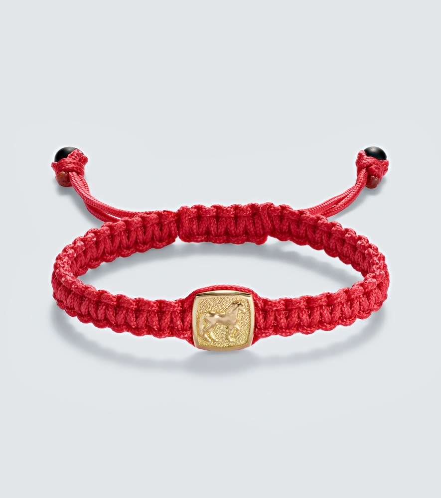 David Yurman Petrvs Horse 18kt gold and Onyx bracelet