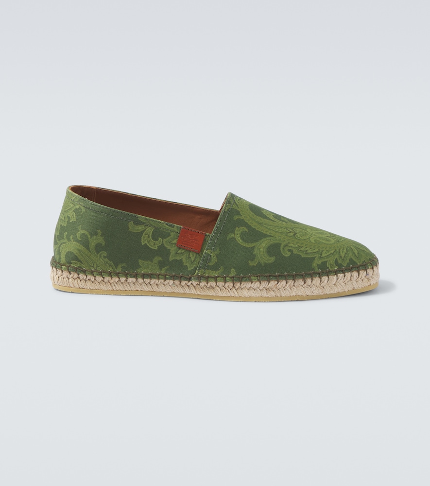 Etro Paisley gabardine espadrilles　Etro ペイズリー ギャバジン エスパドリーユ Etro