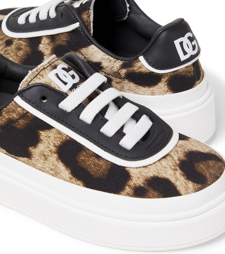  Dolce&gabbana Kids Dolce&gabbana Kids Dg Leopard-print Platform Sneakers 