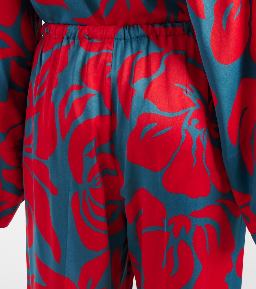  Dries Van Noten Dries Van Noten Floral Palazzo Pants 