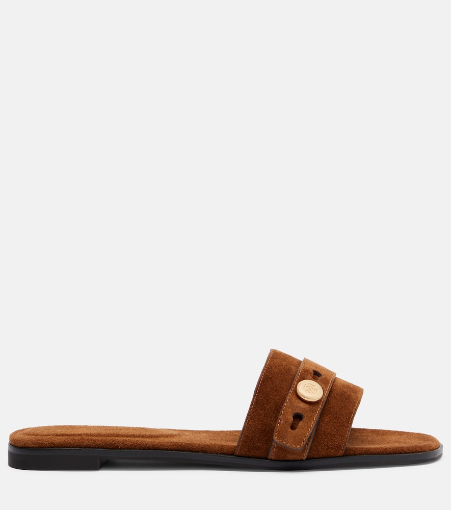  Tory Burch Tory Burch Pantoletten Romy Aus Veloursleder 