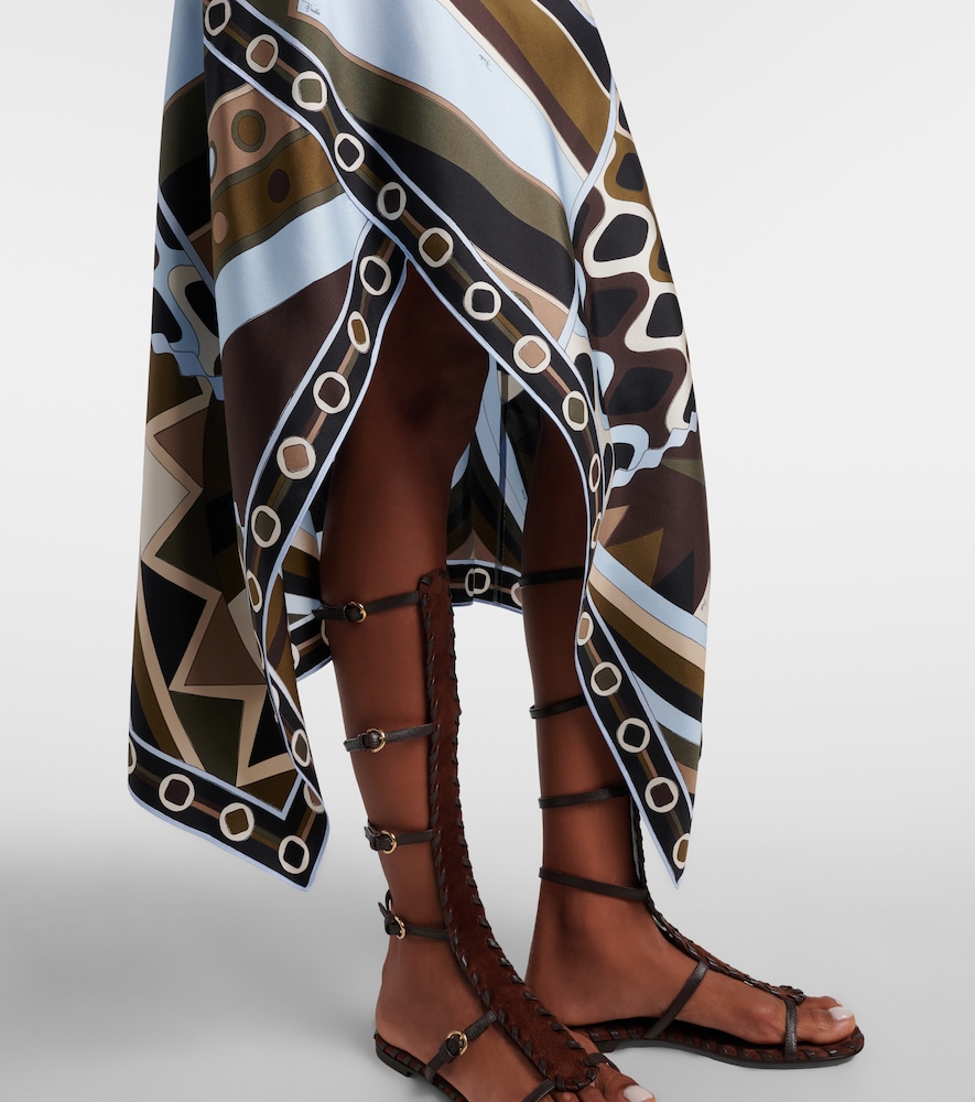  Pucci Pucci Midirock Vivara Aus Seiden-twill 