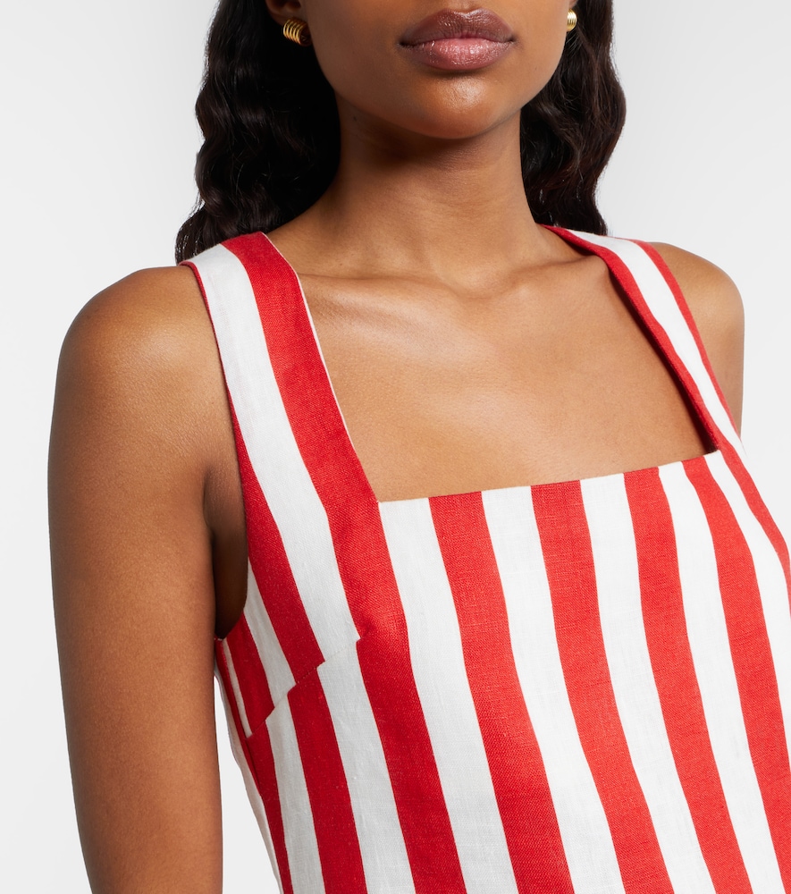  Posse Posse Alice Striped Linen Minidress 