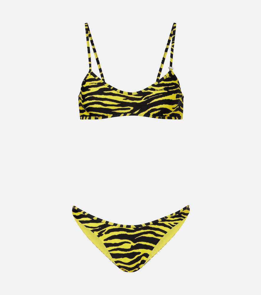 The Attico Animal-print bikini