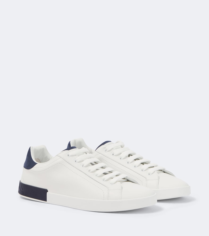 Sneakers aus Leder