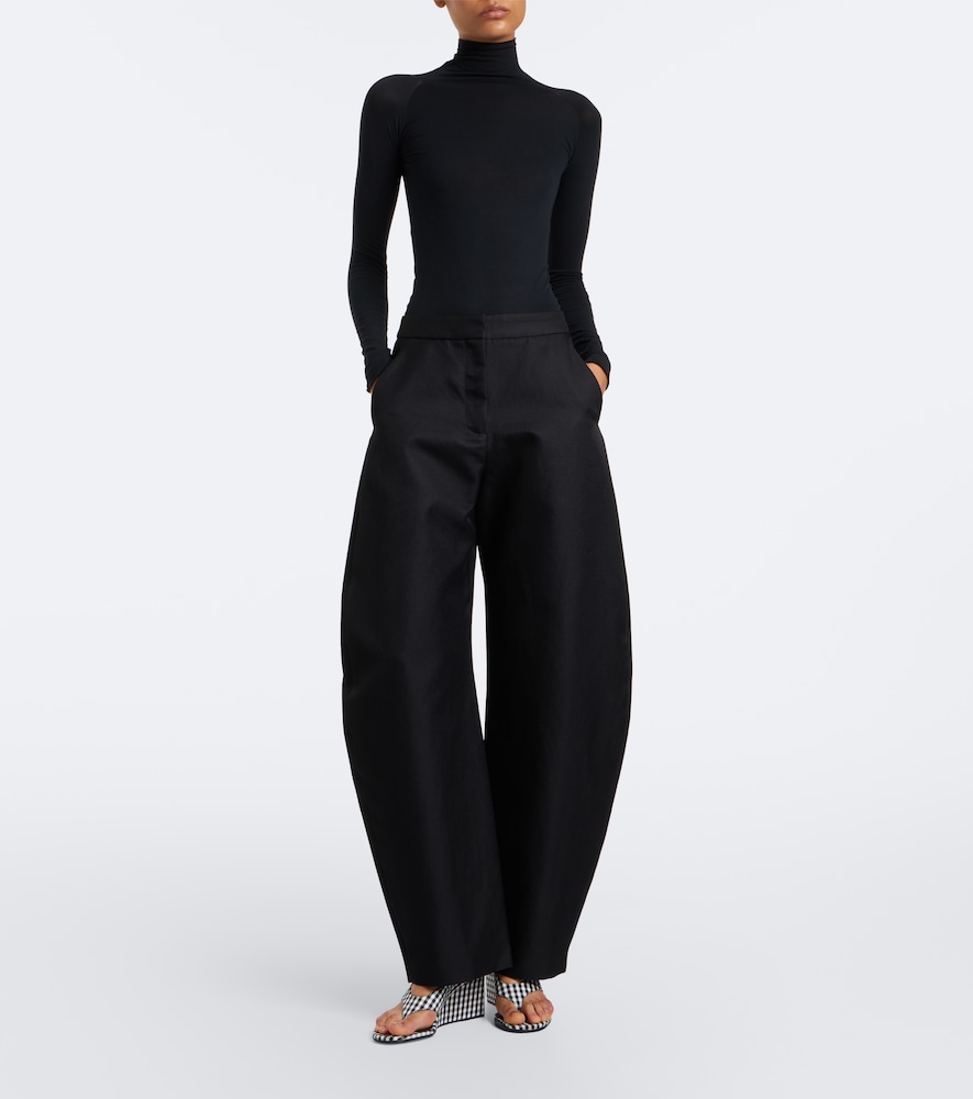 Alaïa Cube Gingham Wedge