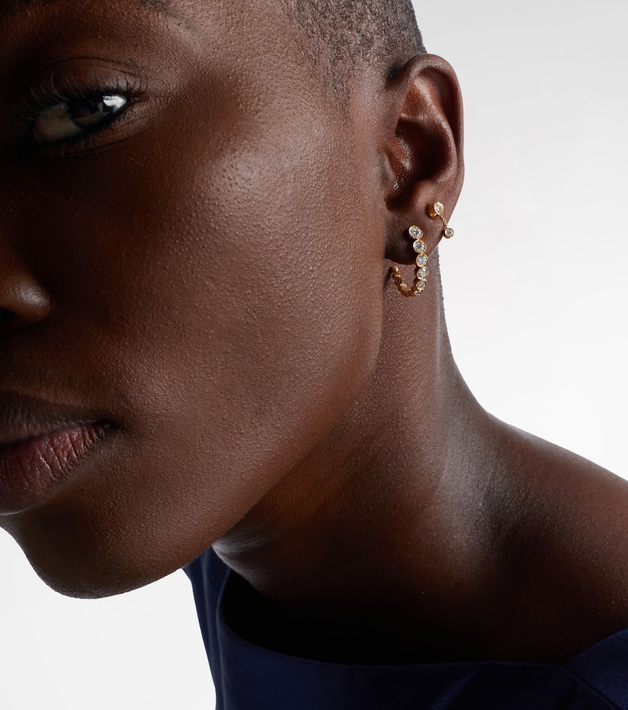Sophie Bille Brahe Grande Lou Diamant 18kt gold single earring with diamonds