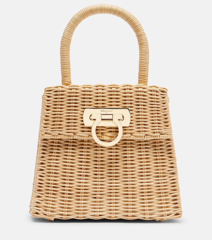 Kleine Tasche aus Weidengeflecht