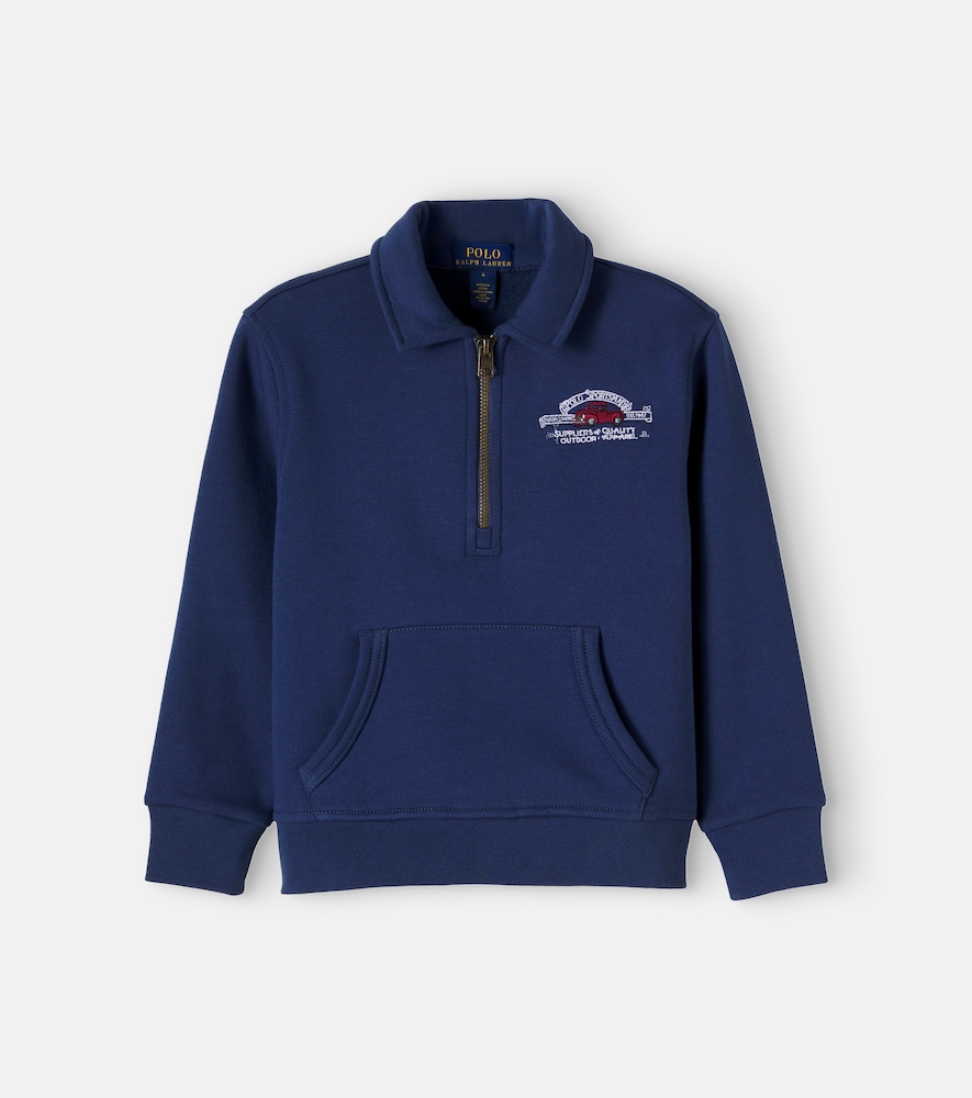 Besticktes Sweatshirt aus einem Baumwollgemisch