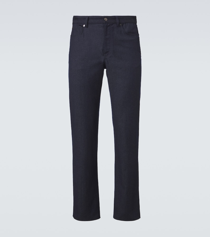 Agnona Jean straight en coton mlang 650$