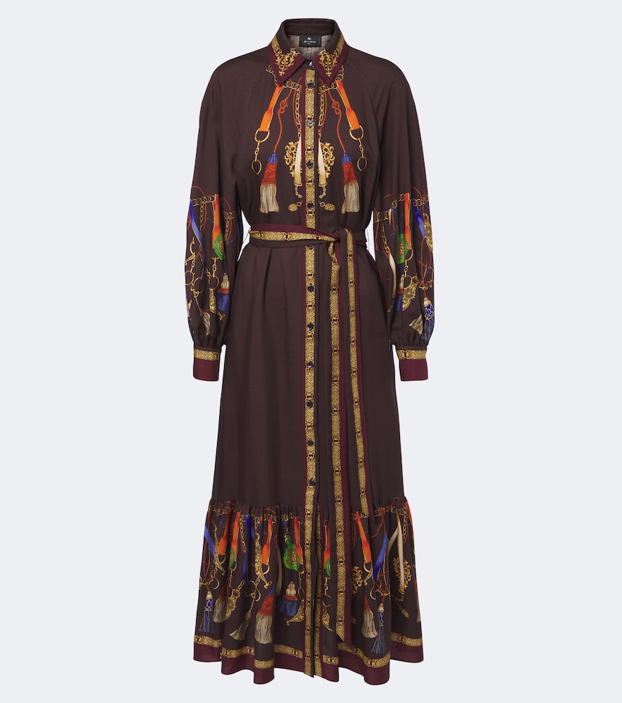 Bedrucktes Hemdblusenkleid