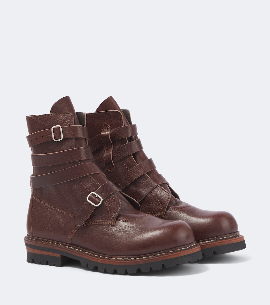Ankle Boots Tanker aus Leder