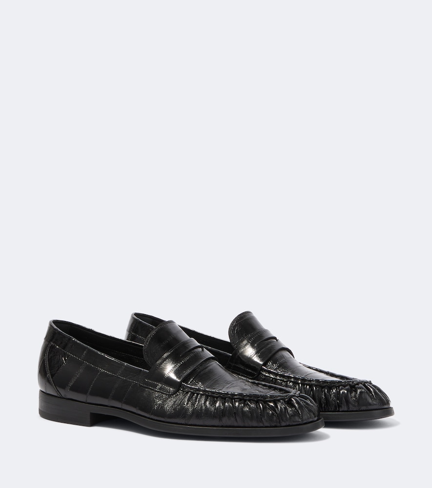 Loafers aus Leder