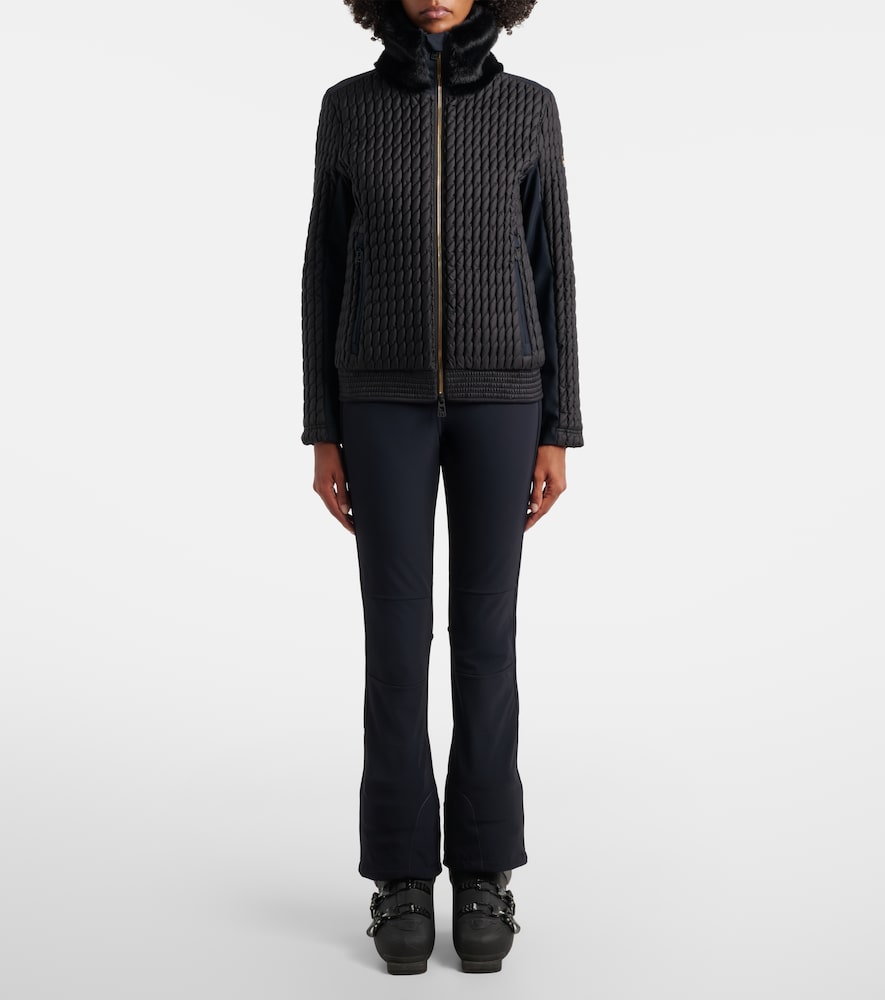 Gillian Teddy-Trimmed Ski Jacket