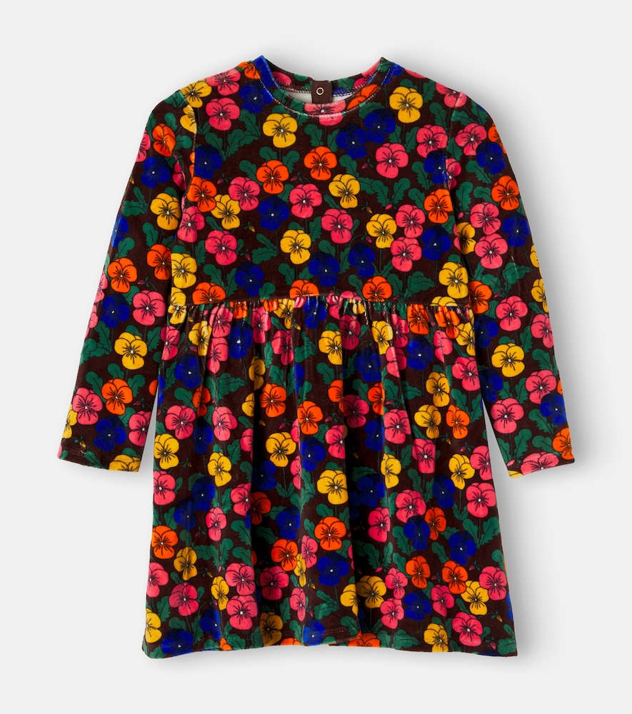 Kleid aus Baumwollsamt