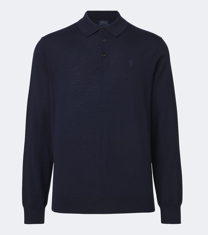 Polo-Pullover aus Wolle