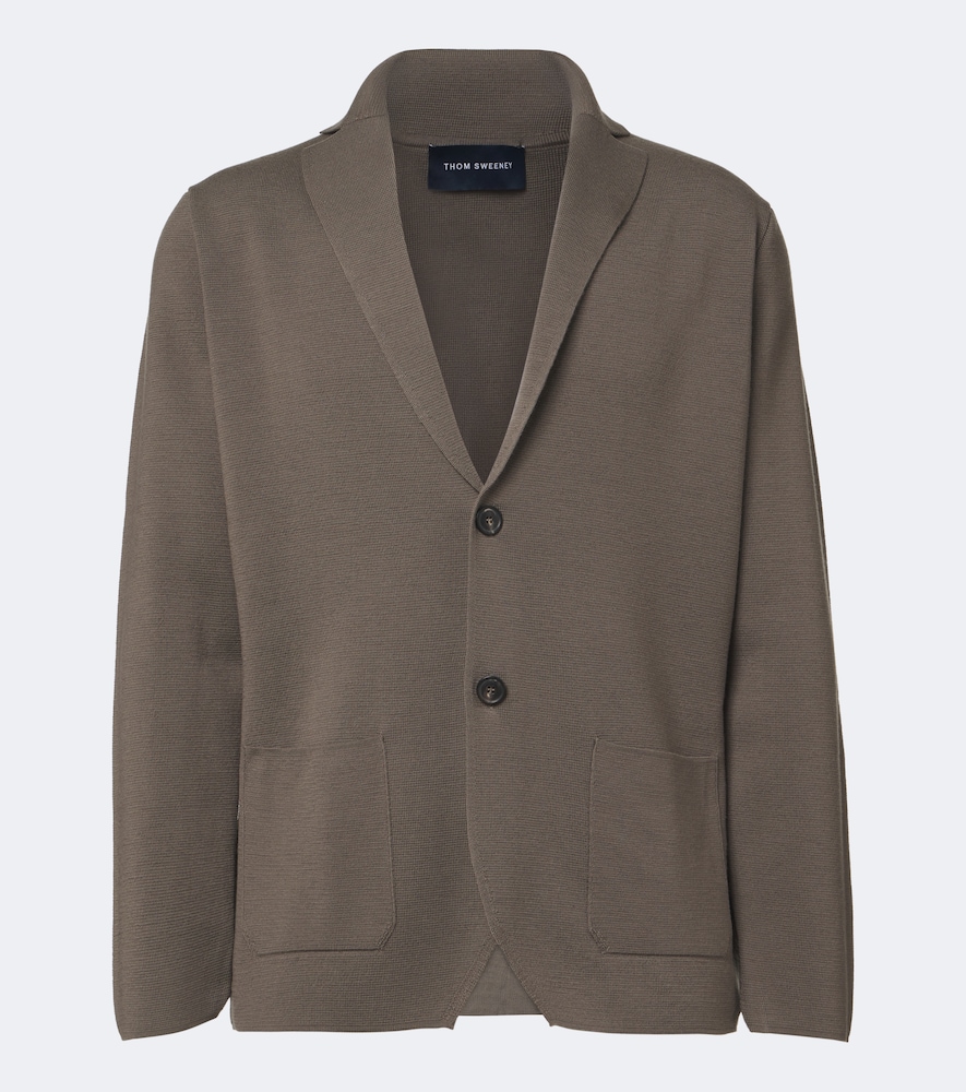 Knitted Wool Blazer