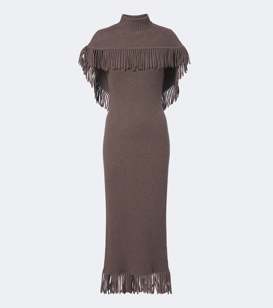 Abito lungo Jordan in lana e cashmere