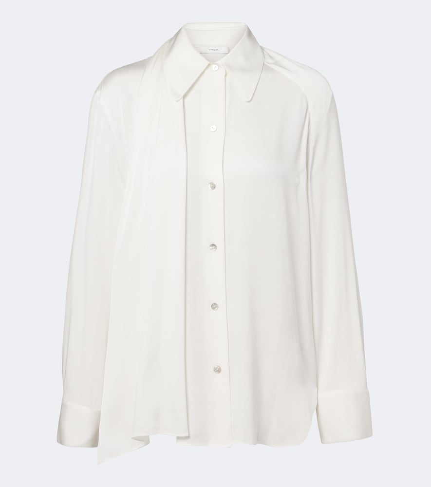 Blusa in raso di seta