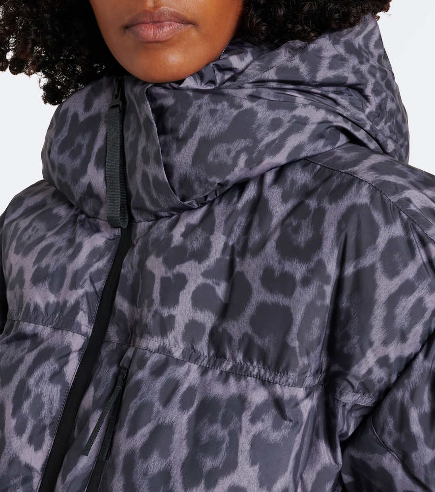 By Stella Mccartney Hooded Leopard-Print Puffer Jacket