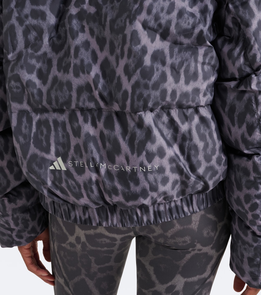 By Stella Mccartney Hooded Leopard-Print Puffer Jacket