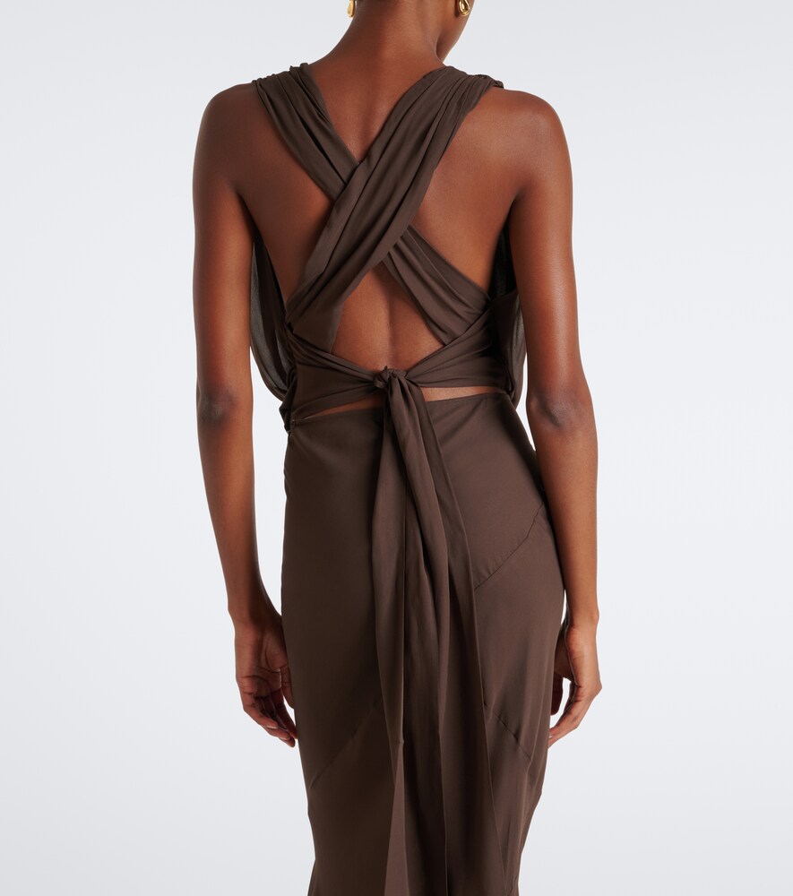 Isolde Draped Goergette Top