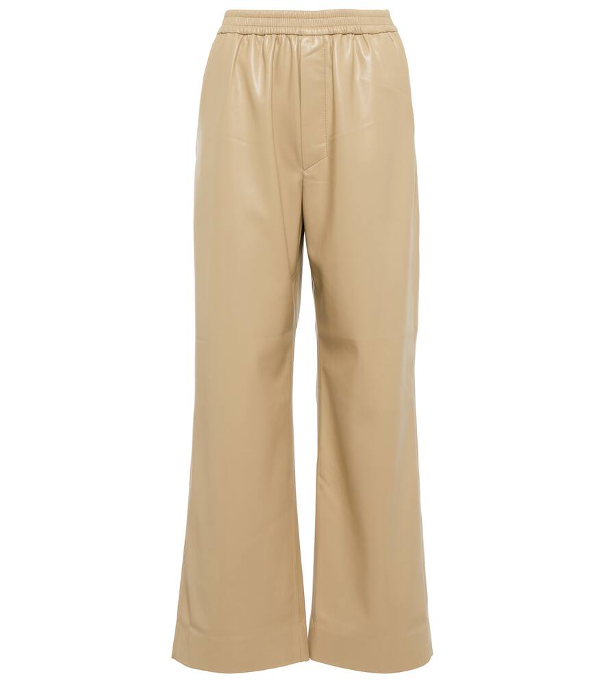 Nanushka Odessa wide-leg faux leather pants