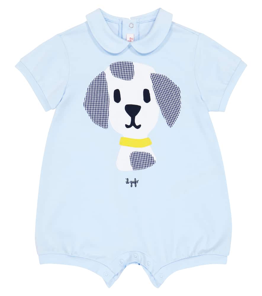 Il Gufo Baby printed cotton-blend onesie